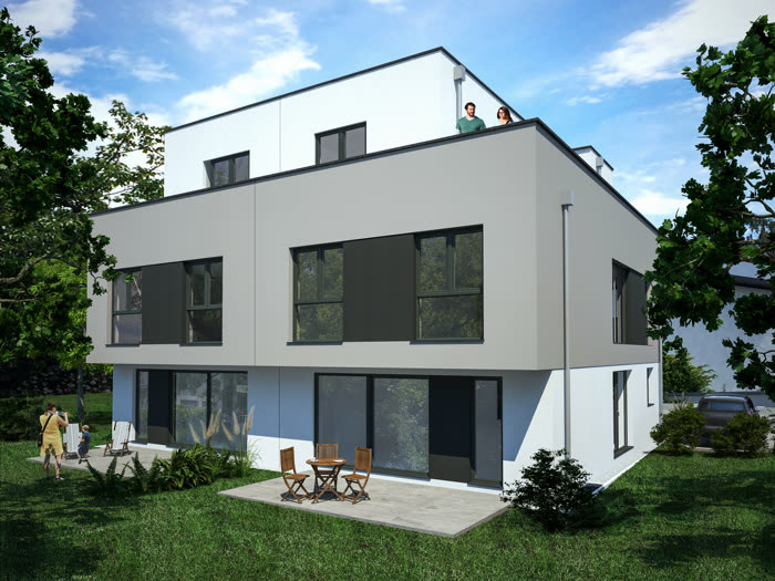 Doppelhäuser, Mainz-Weisenau, Bild 2